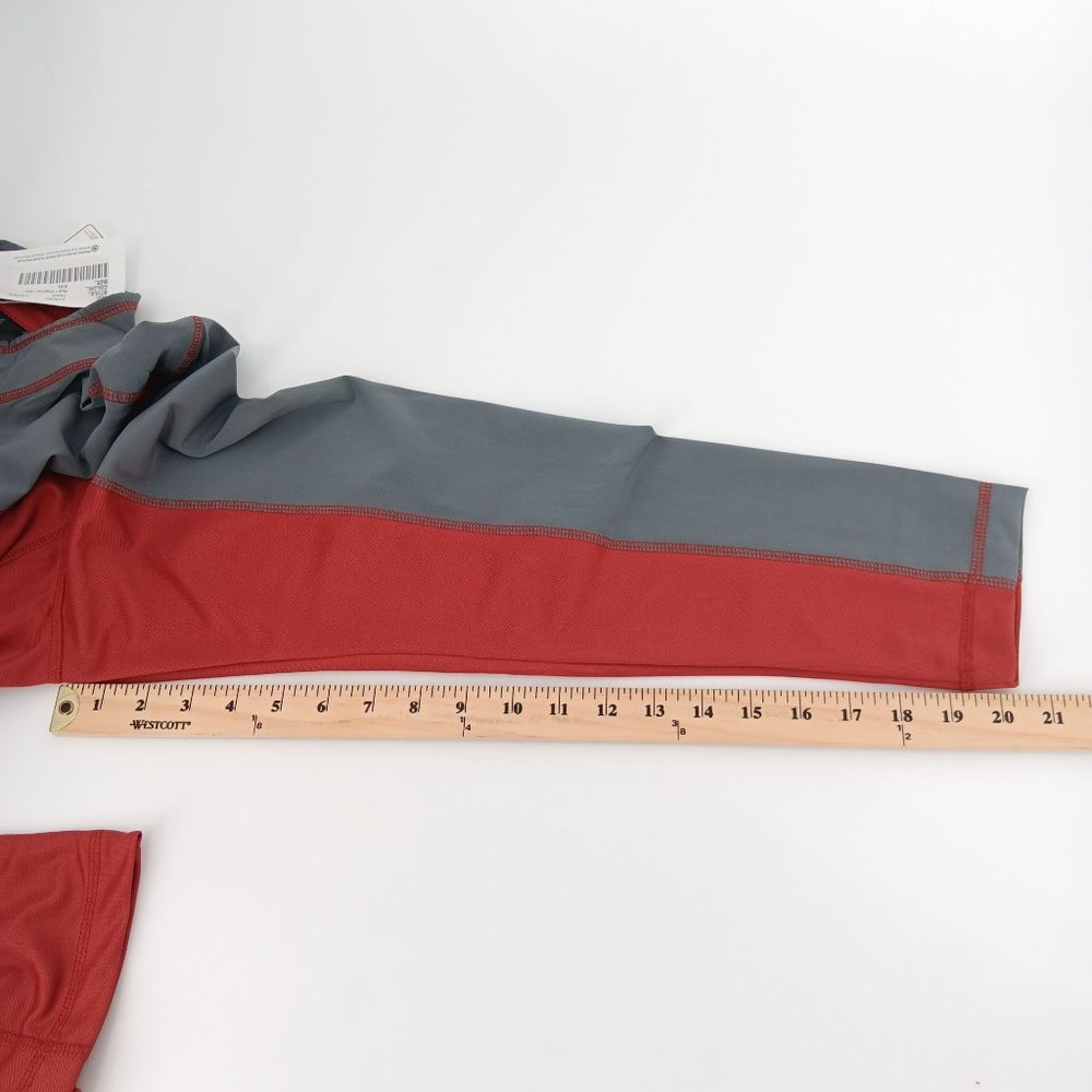 NORTH END LADIES BRICK/GRAY XXL SLEEVE SHIRT - Picture 5 of 16